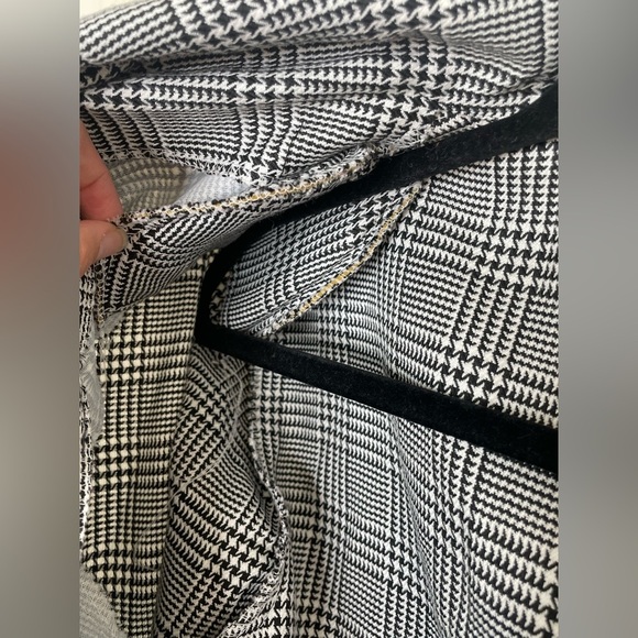 Vintage Positive Influence Cropped houndstooth Blazer Jacket Double Breasted - Picture 8 of 11